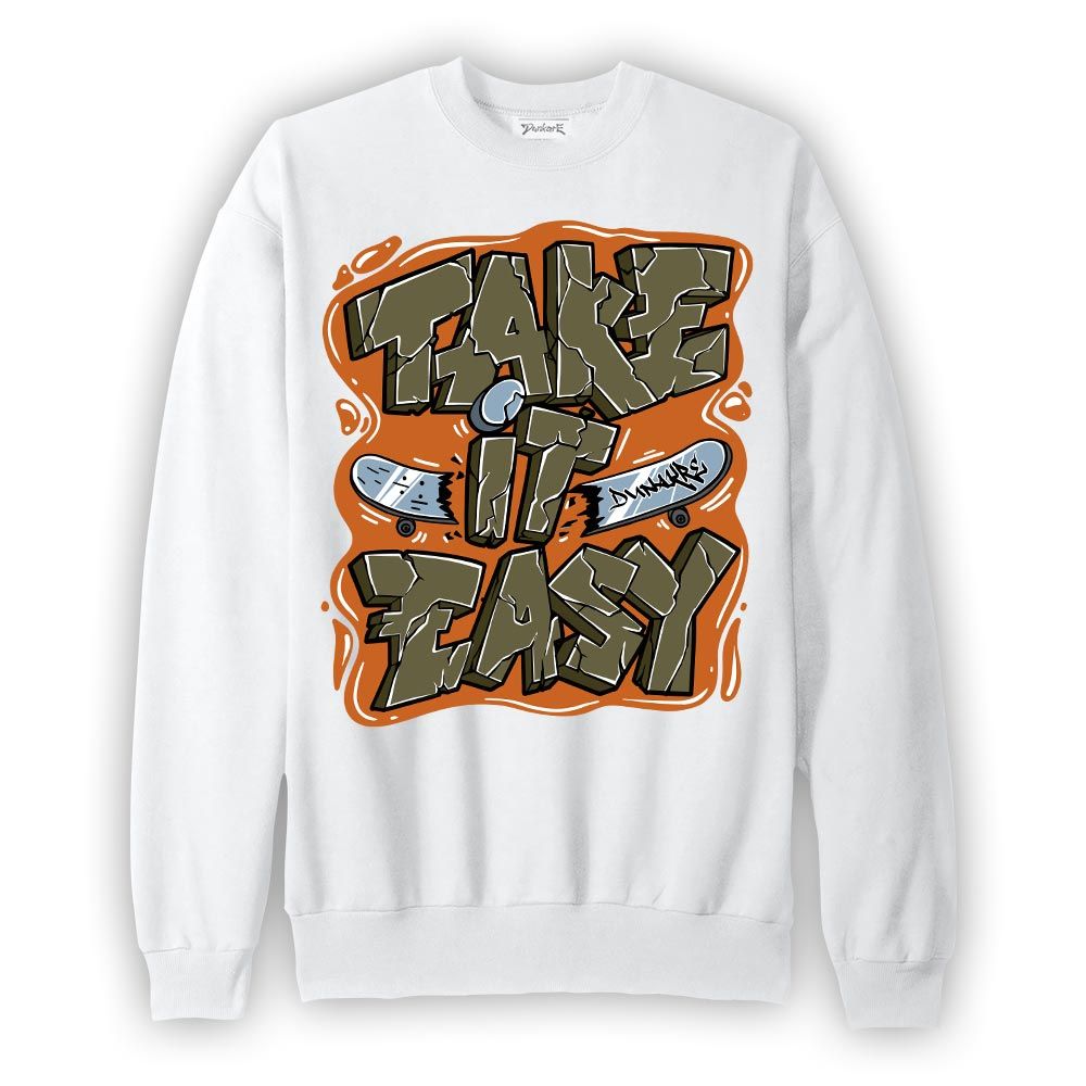 Sweatshirt To match Olive 5s Sweatshirt - Take It Easy Graffiti Graphic