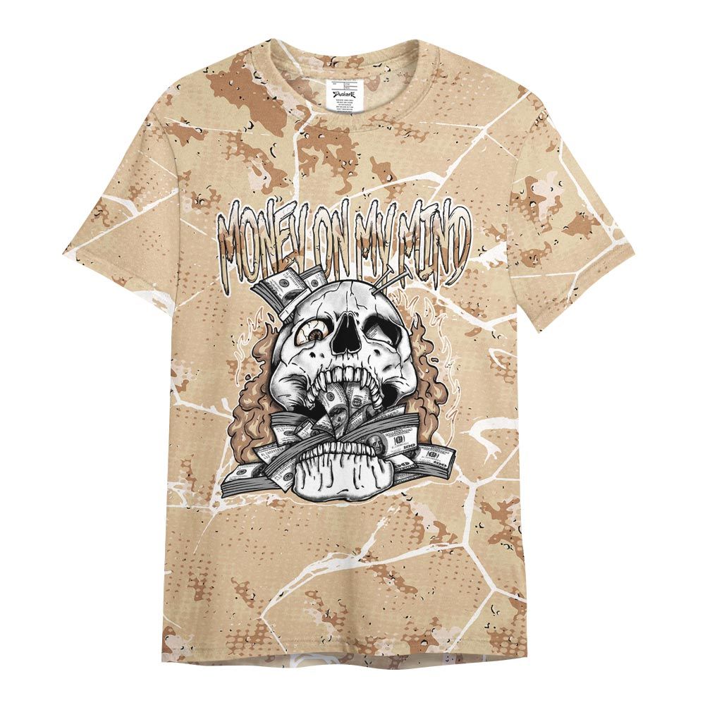 Shirt To Match Desert Camo 3s - MOMM Skeleton Crack Shirt Unisex
