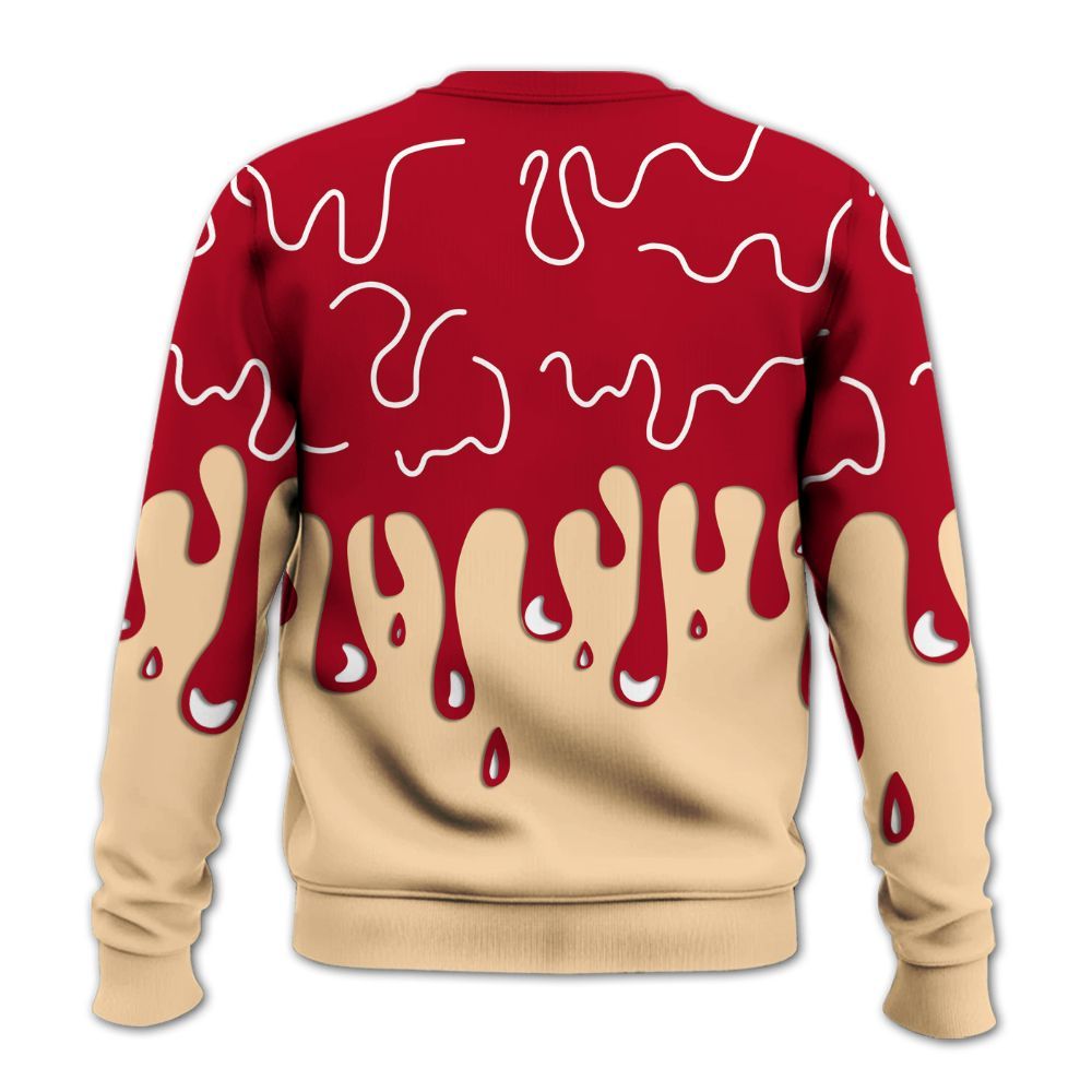 Sweatshirt To Match Retro Pizza GS 4s - Clowns Do Anything Haha All Over Print