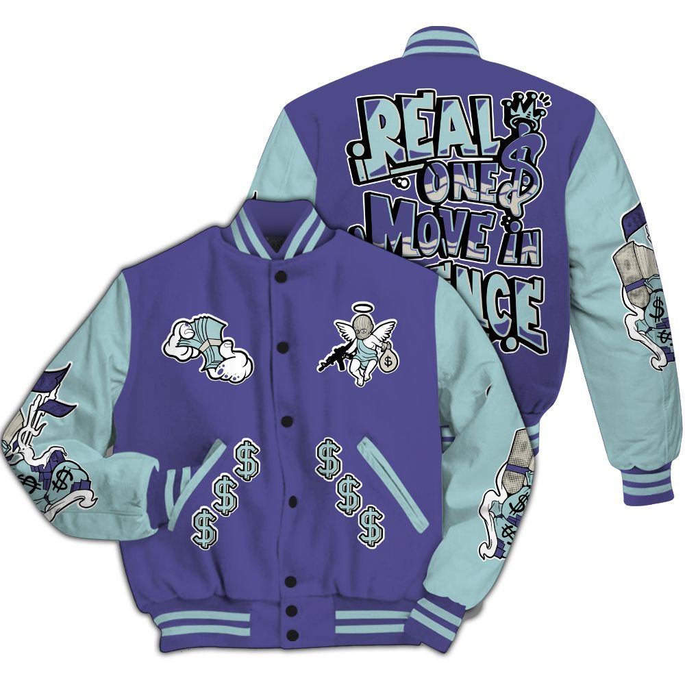 Varsity Jacket To Match Air Ship PE Hornets - Ones Move In Silence Graphic All Over Print