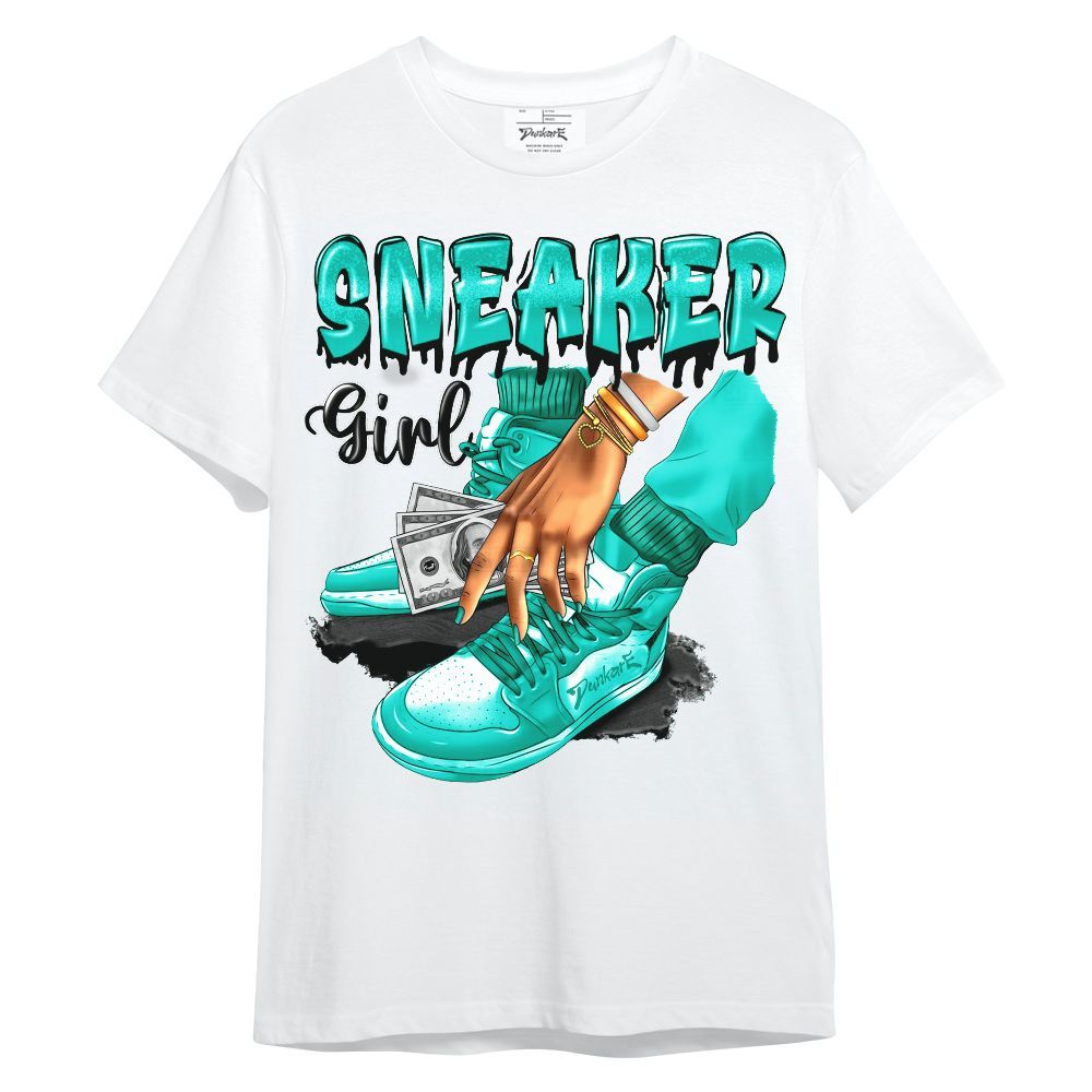Shirt To Match Dunk Low Clear Jade - SNEAKER Girl Money Drip Unisex Shirt