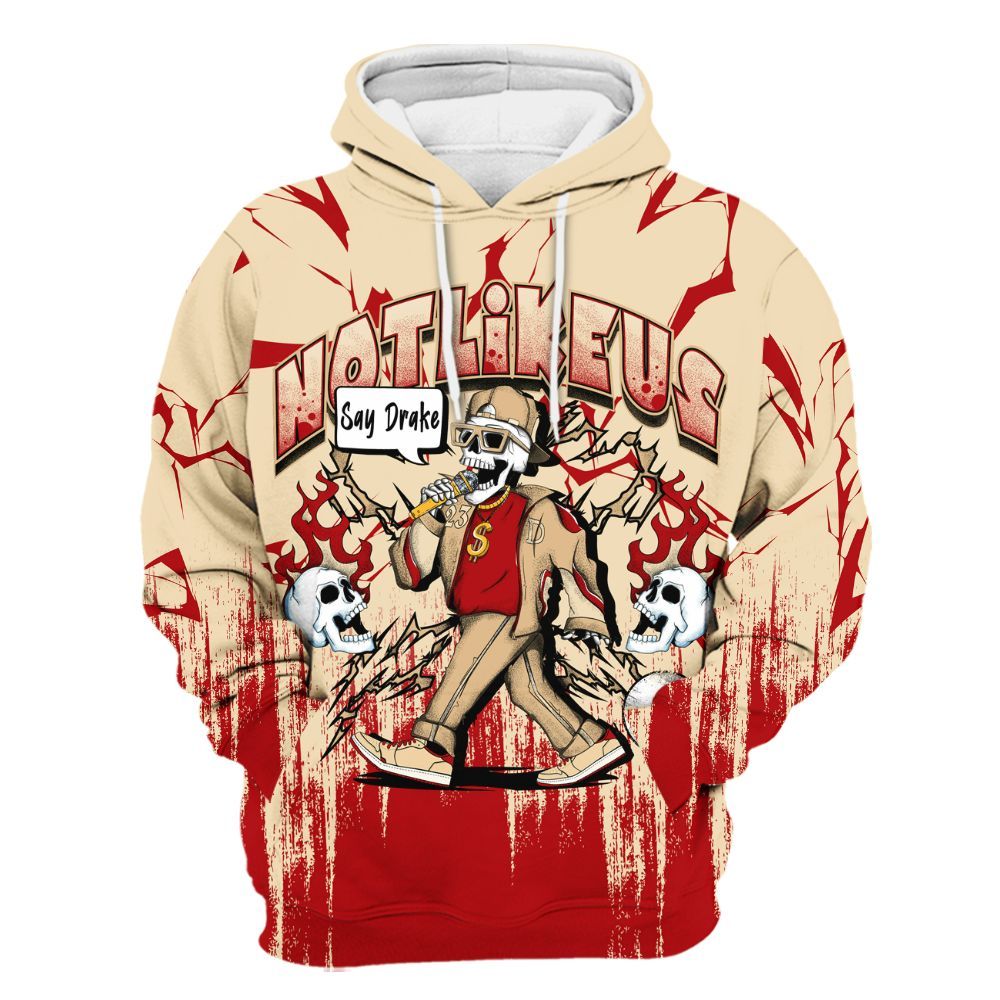 Hoodie To Match Dunk Low Strawberry Waffle - Don't Like Us All Over Print