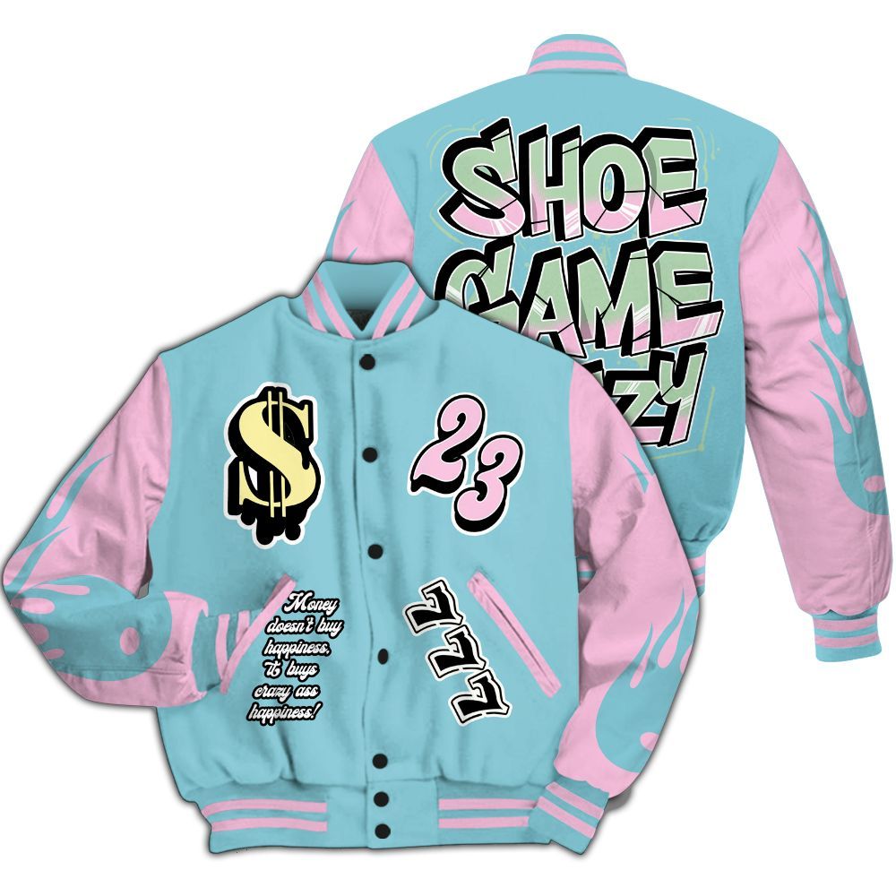 Varsity Jacket To Match SB Dunk Low Visty - Shoe Game Crazy Graphic All Over Print