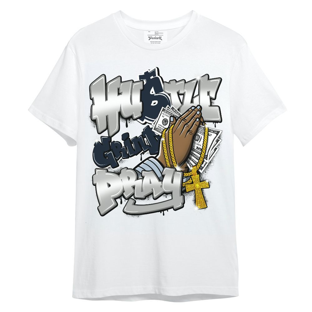 Shirt To Match Retro Georgetown 6s - Hustle, Money Pray Unisex Shirt