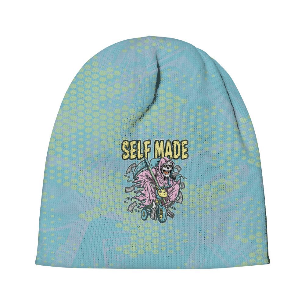 Beanie Hat To Match SB Dunk Low Visty - Self Make Skeleton Banknotes Art Graphic