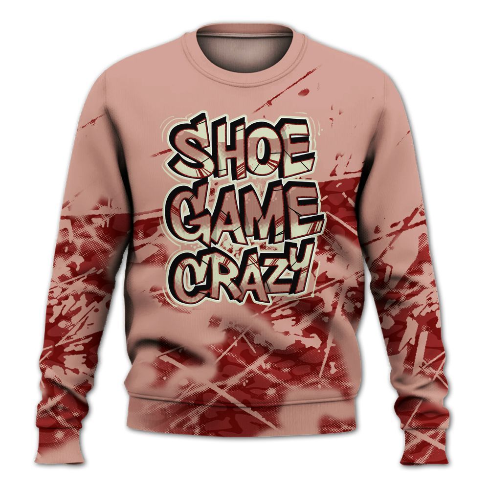 Sweatshirt To Match Valentines Day 3s - Shoe Game Crazy Graphic All Over Print