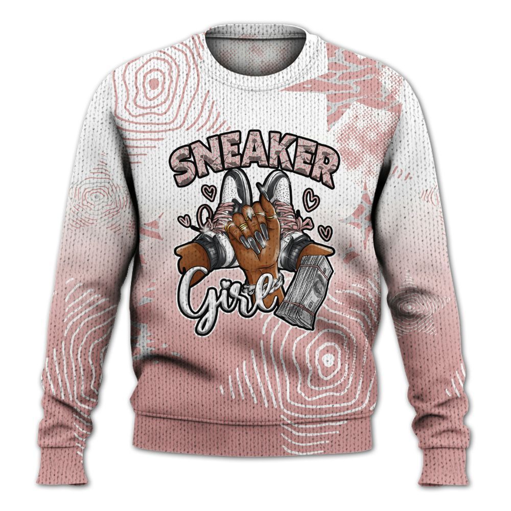 Knitted Sweater To Match Red Stardust 3s - Sneakerz Girlz Unique Starz