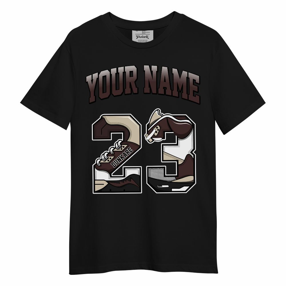 Shirt To Match Burgundy Crush 3s - Custom Name Number 23 5s Unisex Shirt