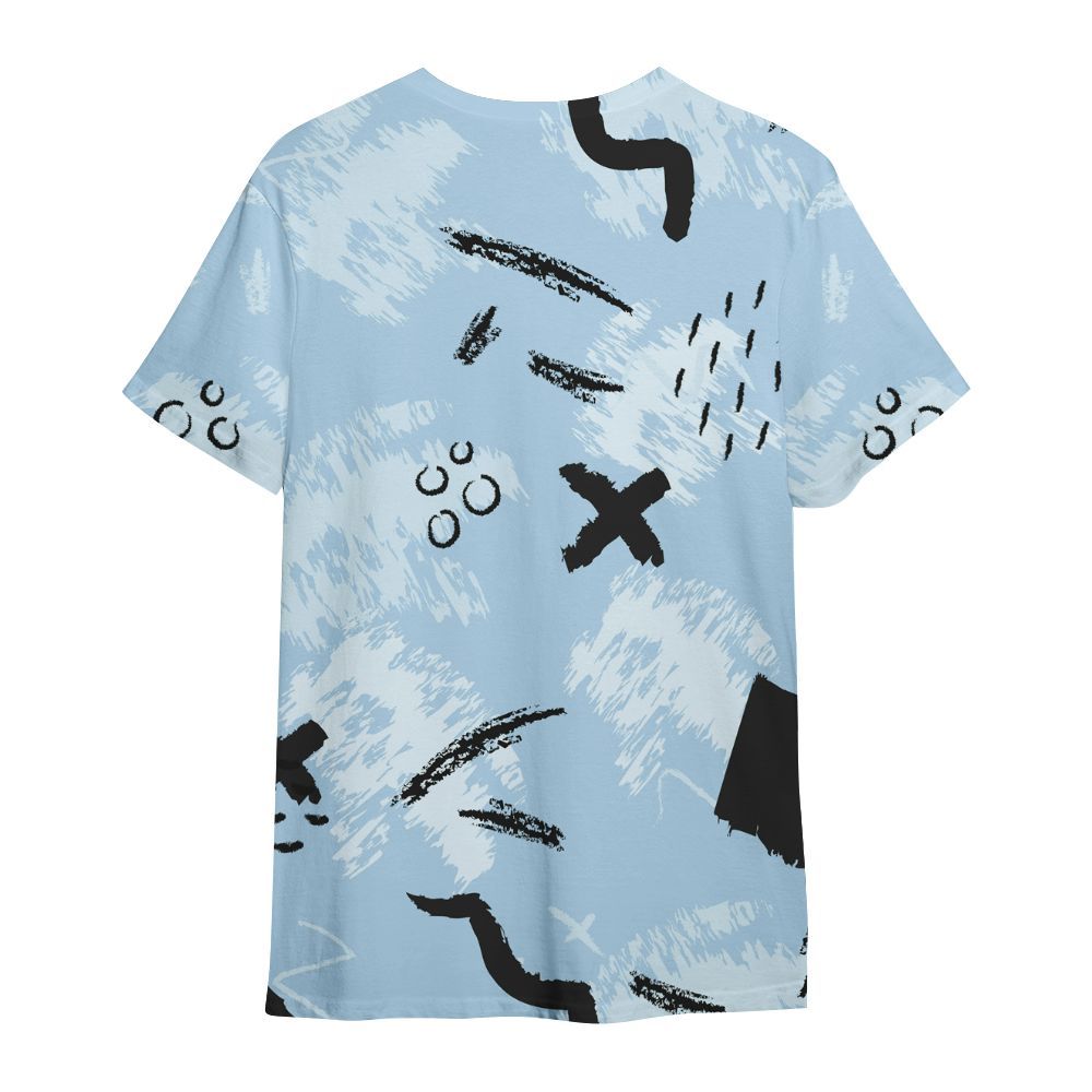 Shirt To Match Foamposite One Psychic Blue - Hustle Grind Pray Retro All Over Print