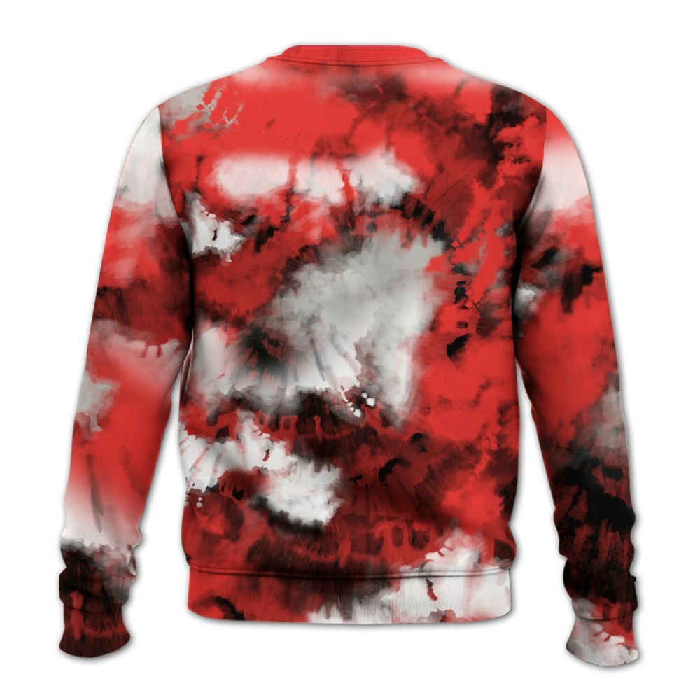 Sweatshirt To Match Vomero 5 Bright Crimson - God Blessed Tie Dye All Over Print