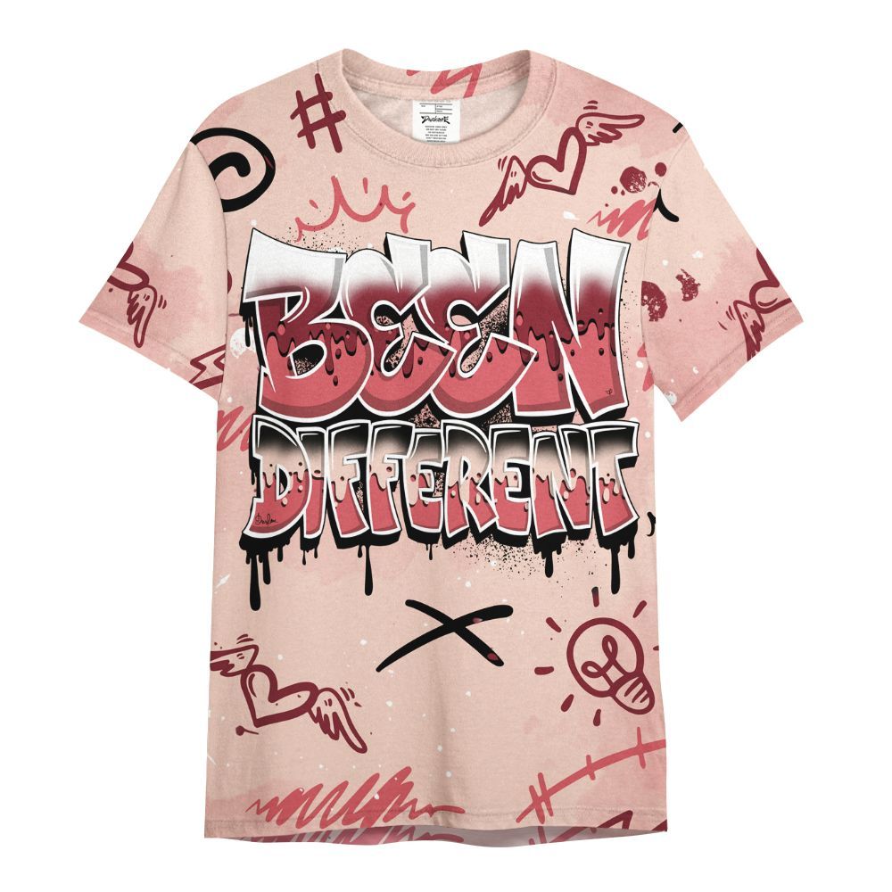 Shirt To Match Washed Coral 2s Shirt, Drip Been Di2ferent All Over Print