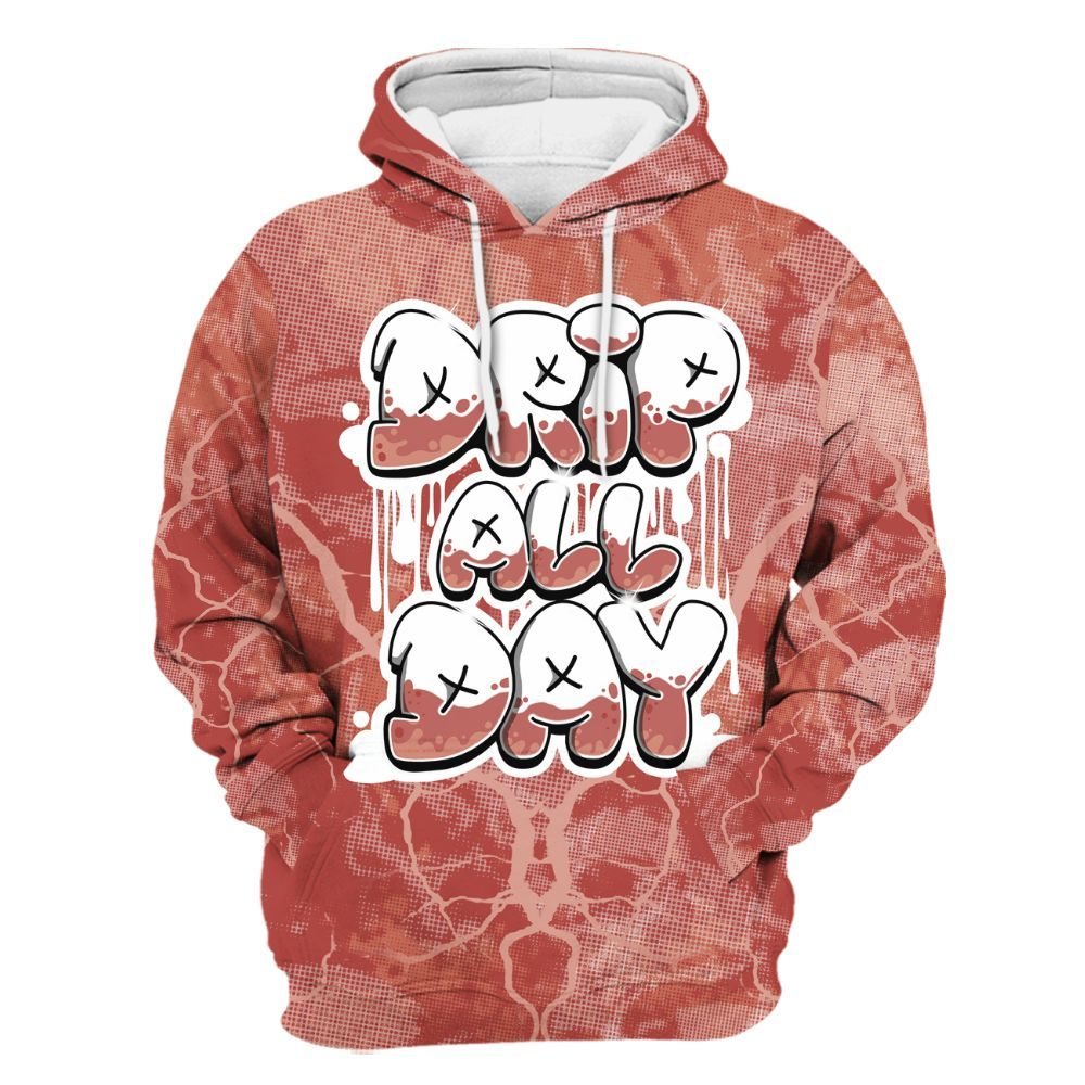 Hoodie To Match Dune Red 13s - DRIPPIN Days Graphic Halloween All Over Print