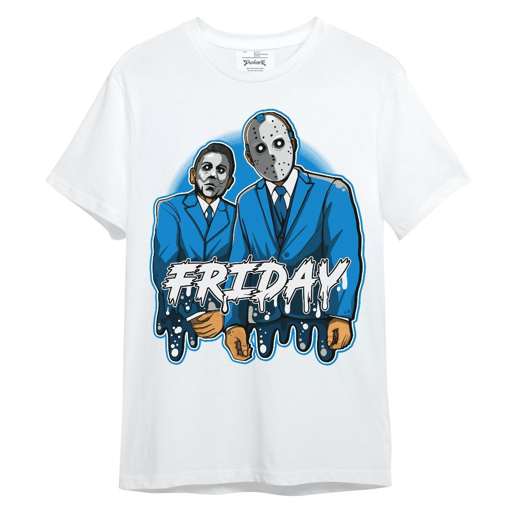 Shirt To Match Military Blue 4s - Friday Halloween Graphic Unisex Shirt