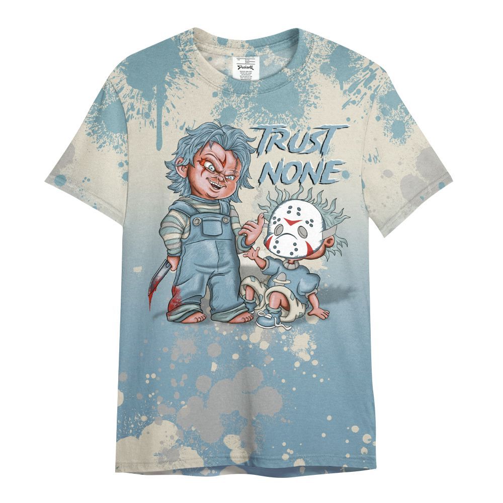 Shirt To Match Retro SoleFly 13s - Trust No One Scary All Over Print