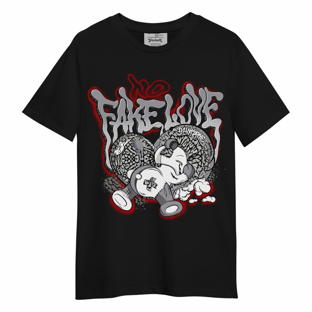 Shirt To Match Cement Grey 3s - No Fake Love Unisex Shirt