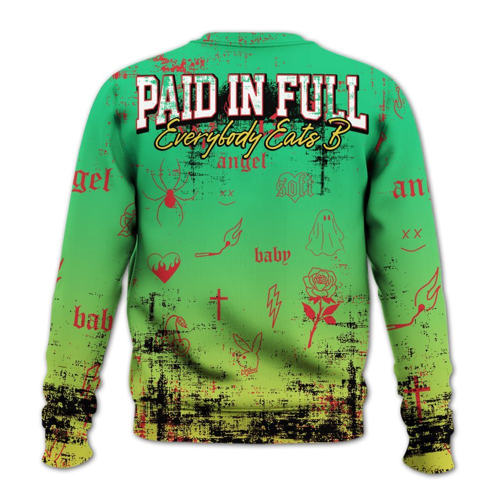 Sweatshirt To Match Ja 3 Jurassic Park Explorer - Paid In Full Money All Over Print