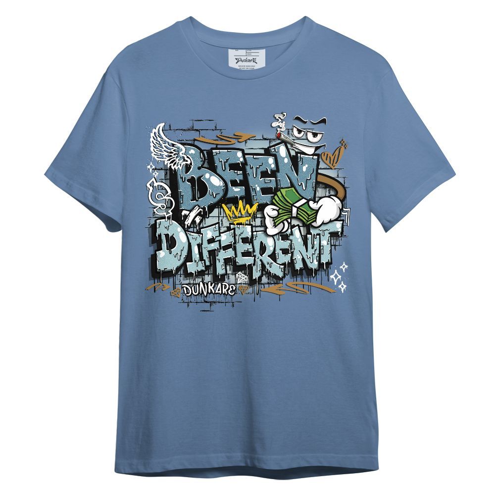 Shirt To Match Denim Worn Blue 2025 4s - Been Dif2erent Drip Graffiti Graphic
