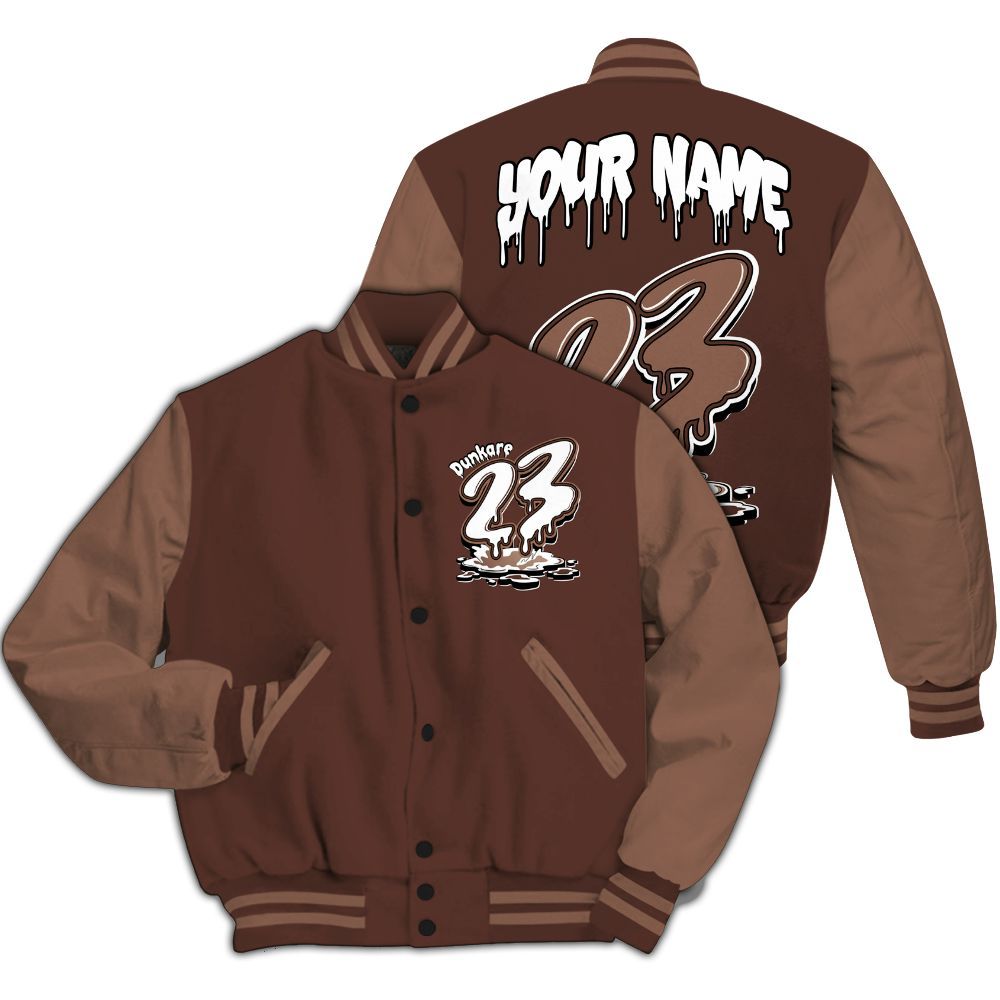 Varsity Jacket To Match KD 4 Christmas - Custom Name 23 Drip All Over Print