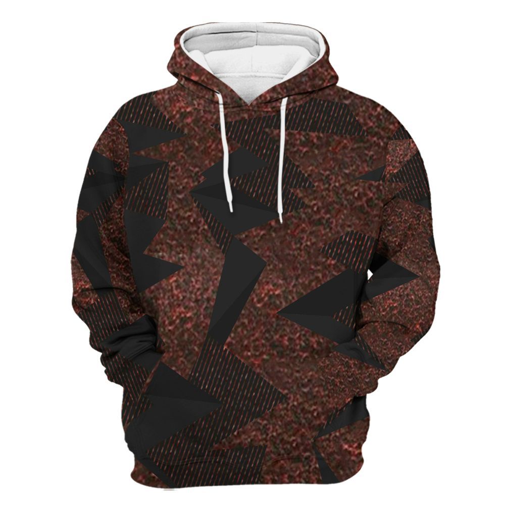 Hoodie To Match Air Force 1 Low Halloween Skull 2024 - Geometric Camouflage Pattern All Over Print