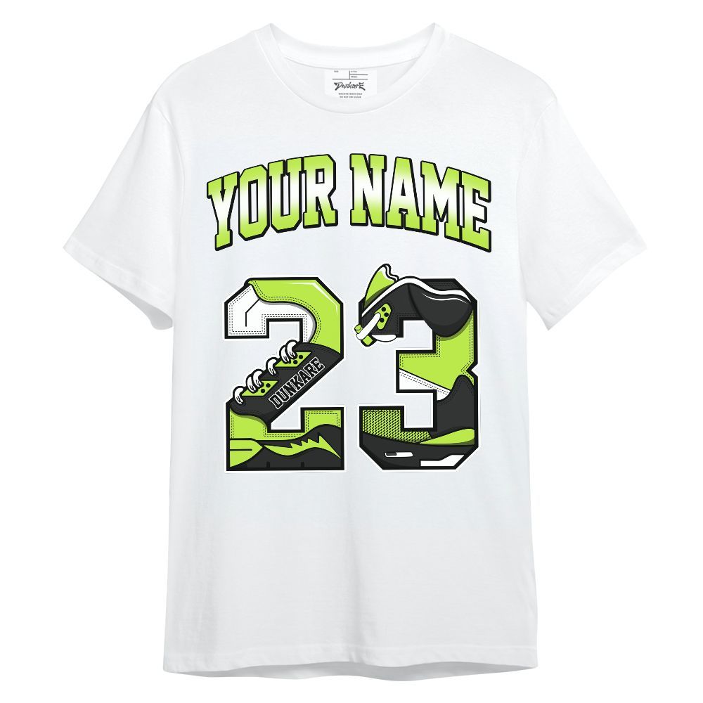 Shirt To Match Air Force 1 Low Dance Volt - Custom Name Number 23 5s Unisex Shirt