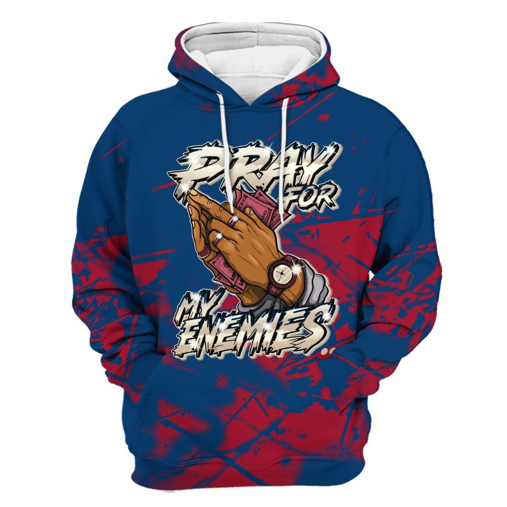Hoodie To Match Rare Air 4s - Prayed For Enemies Graphic All Over Print