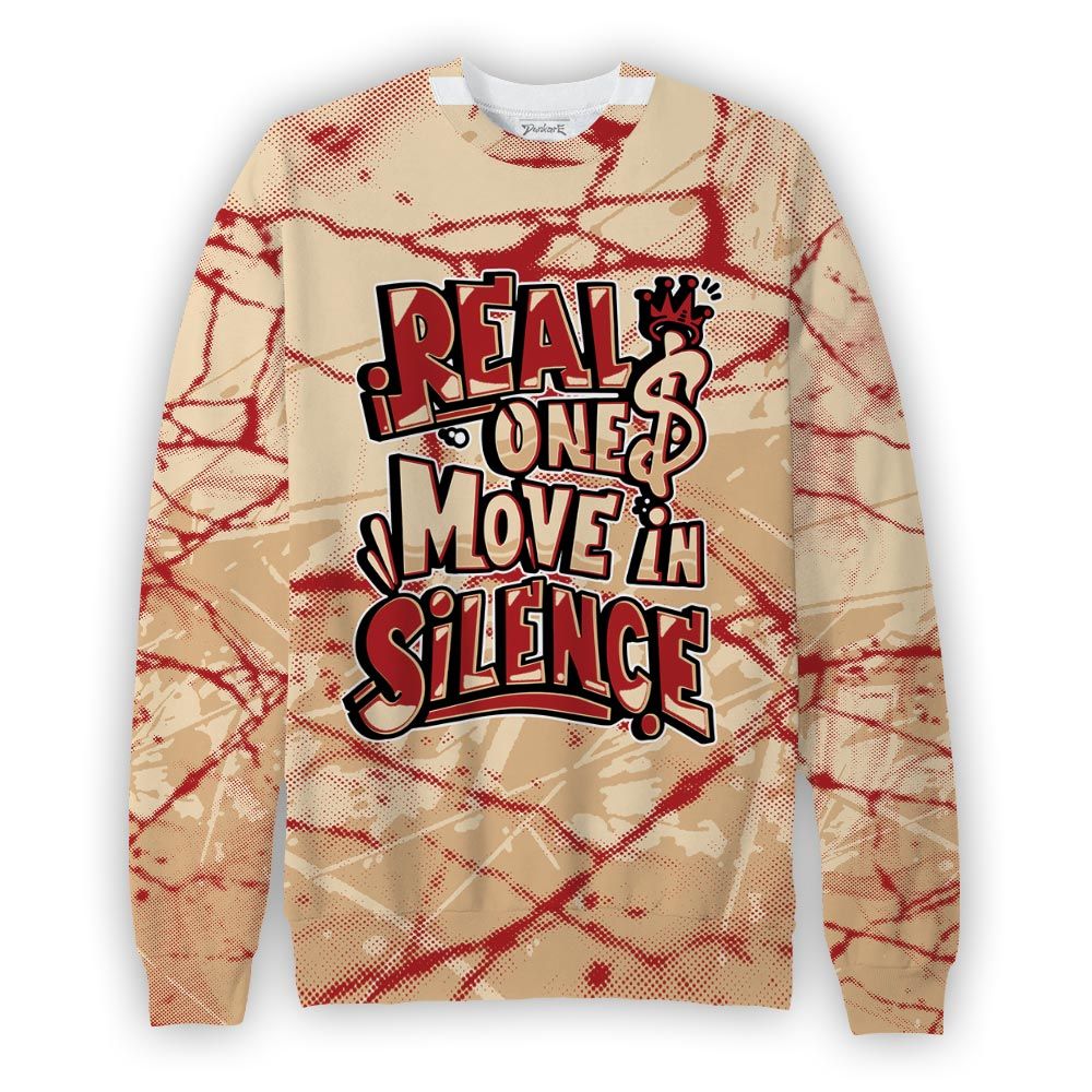 Sweatshirt To Match Dunk Low Strawberry Waffle Sweatshirt - Ones Move In Silence Graphic Profound Sweatshirt Unisex