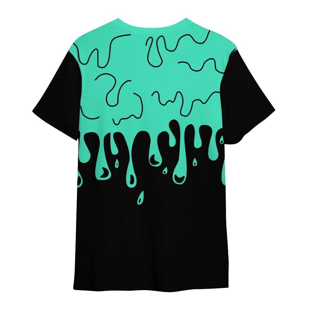 Dunkare Shirt Streetwear Snake Trust No One Drip, 3 Green Glow T-Shirt, To Match Sneaker Black Green Glow 3s Graphic Tee NCT