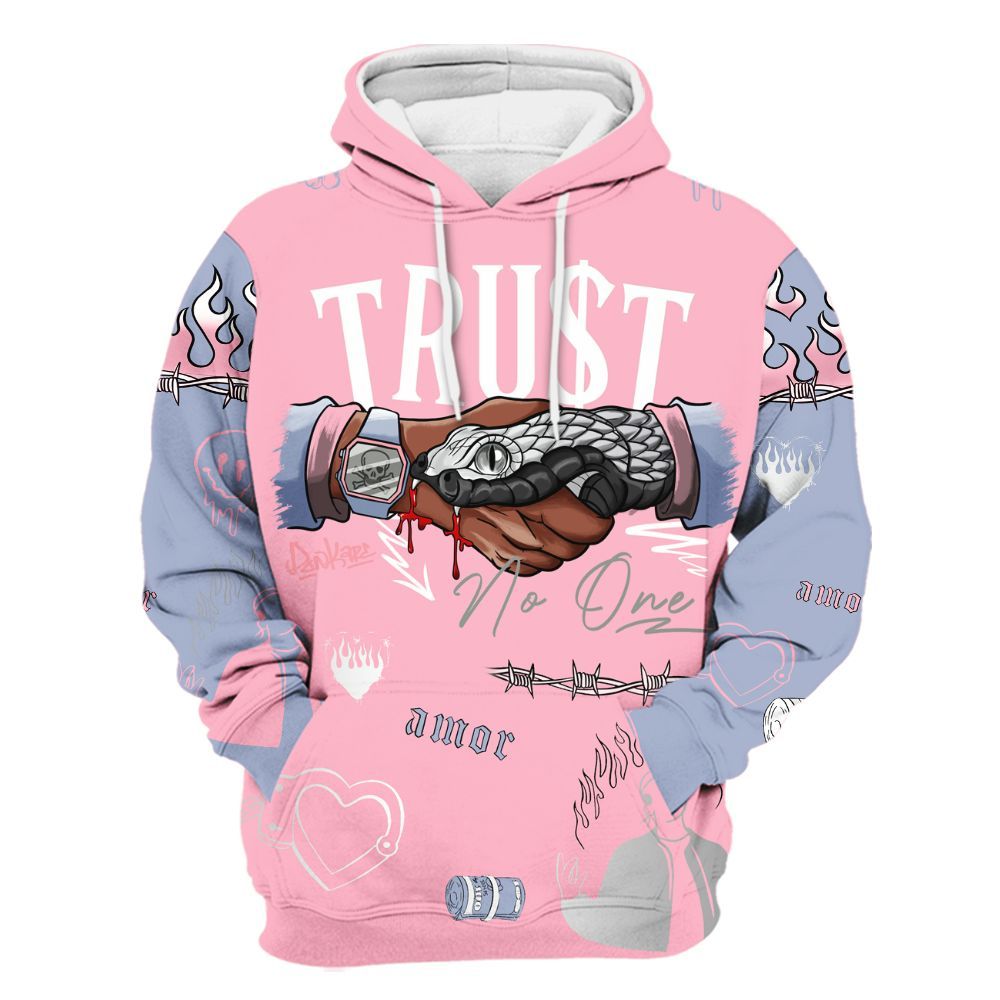 Hoodie To Match Retro 35th Anniversary 5s - Snake Trust No One All Over Print