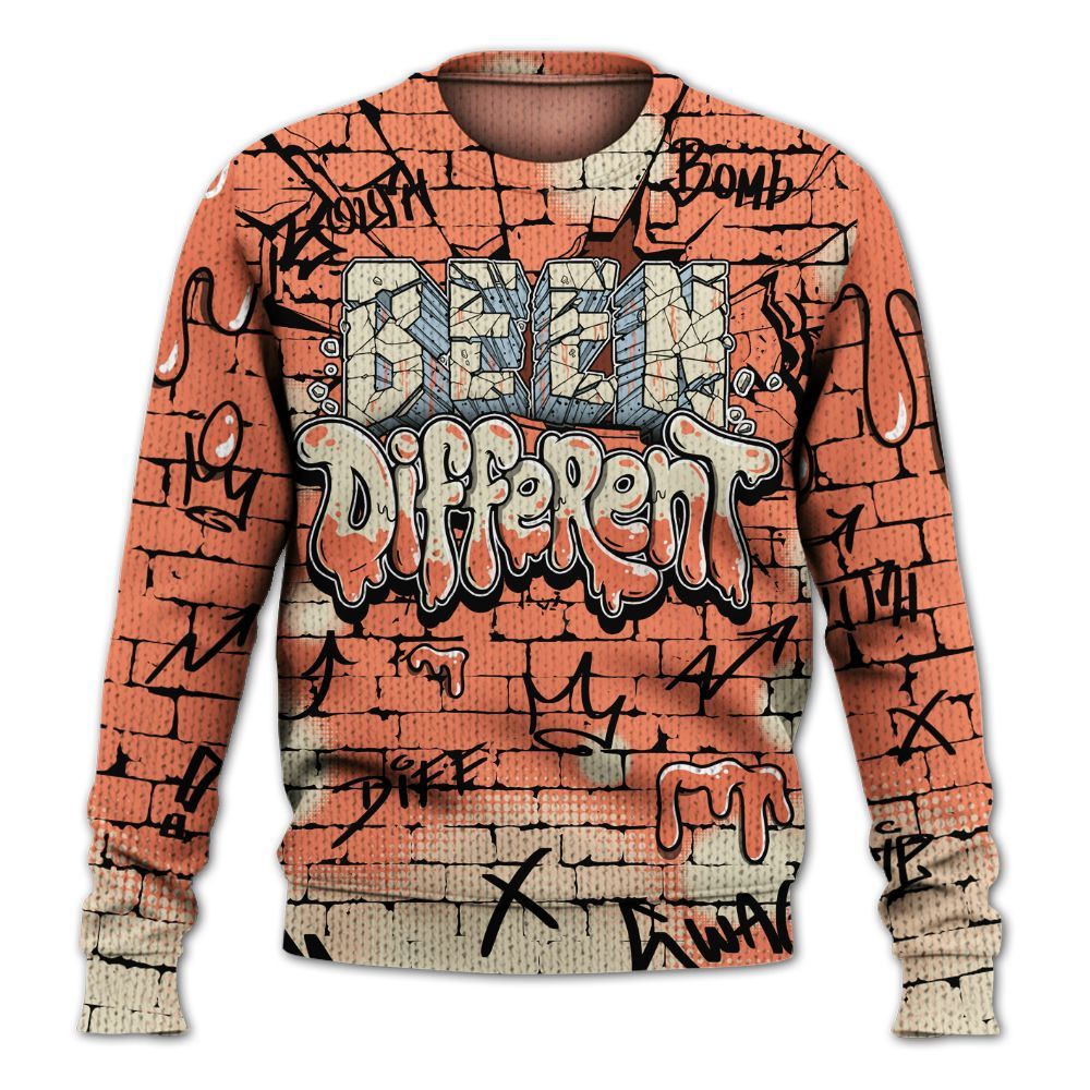 Sweater To Match DJ Khaled Crimson Bliss 5s - Been Different Drippin Streetwear Graphic