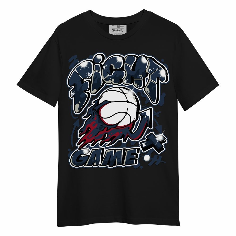 Shirt To Match Navy Blue 2024 6s - Fighter Games Graphic Unisex Shirt