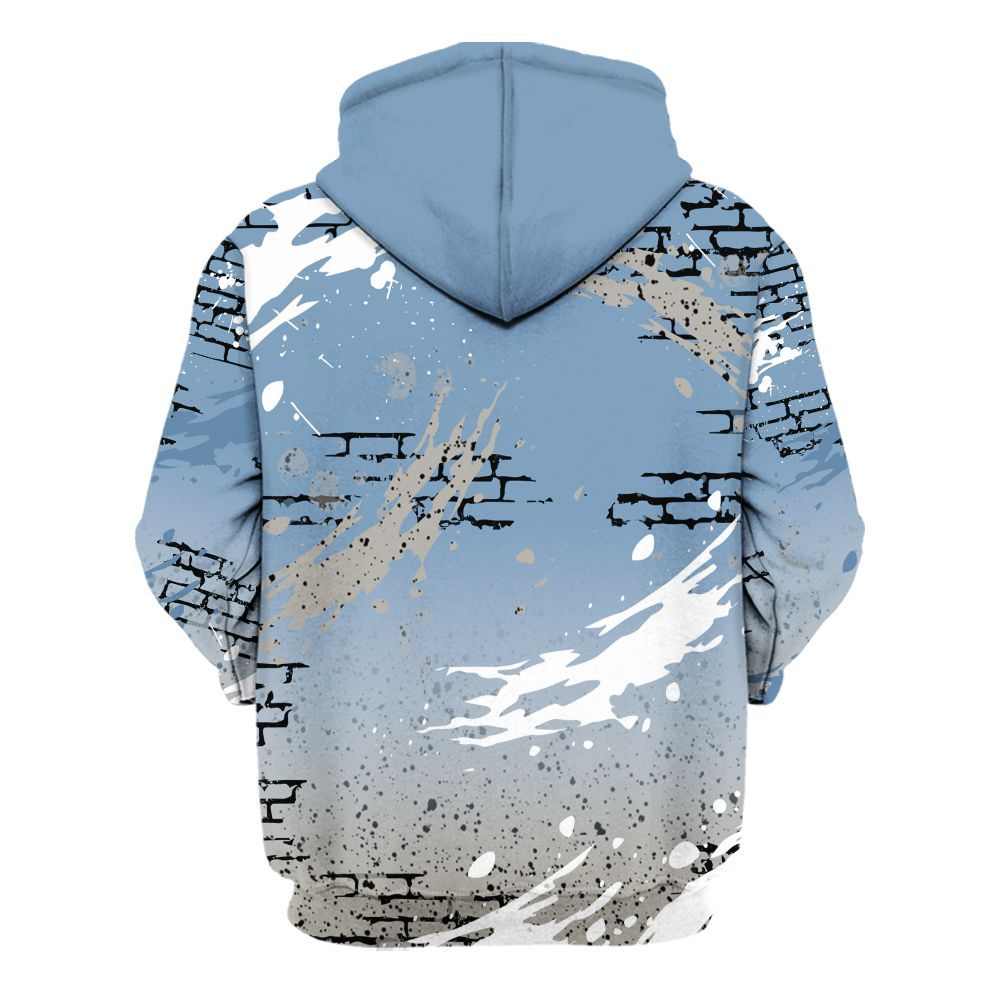 Hoodie To Match University Blue 4s - Values Of Loyalty Drip All Over Print