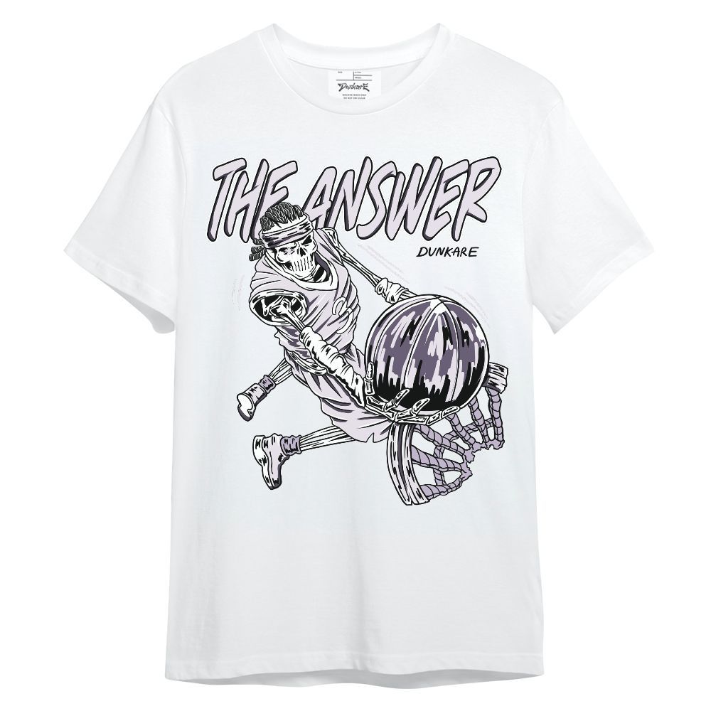 Shirt To Match Book 1 Lilac Bloom - The Answer Skeleton Unisex Shirt