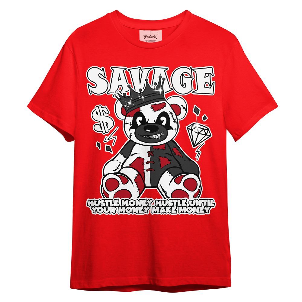 Shirt To Match Bred Velvet 11s - Savages Bear Unisex Shirt