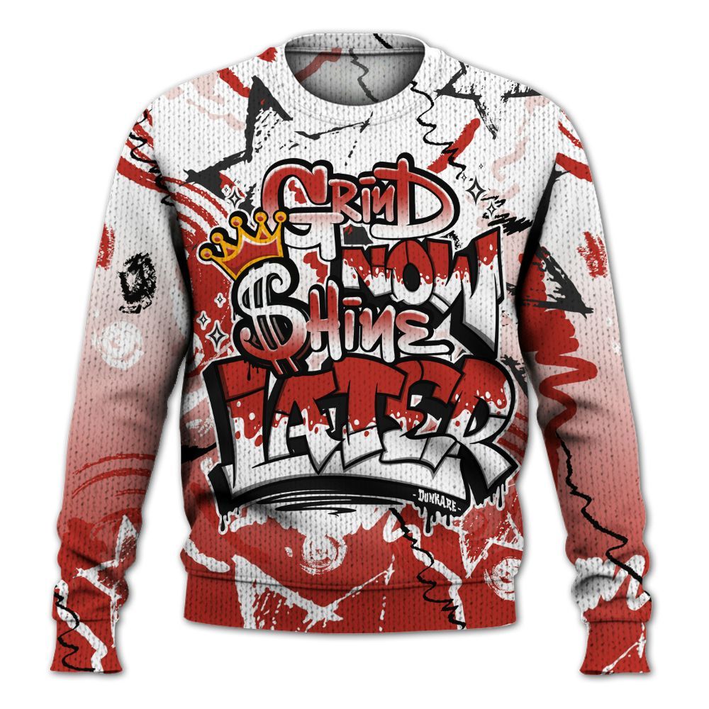 Knitted Sweater To Match Dunk Low St. Johns - Grind Shine Later Drip