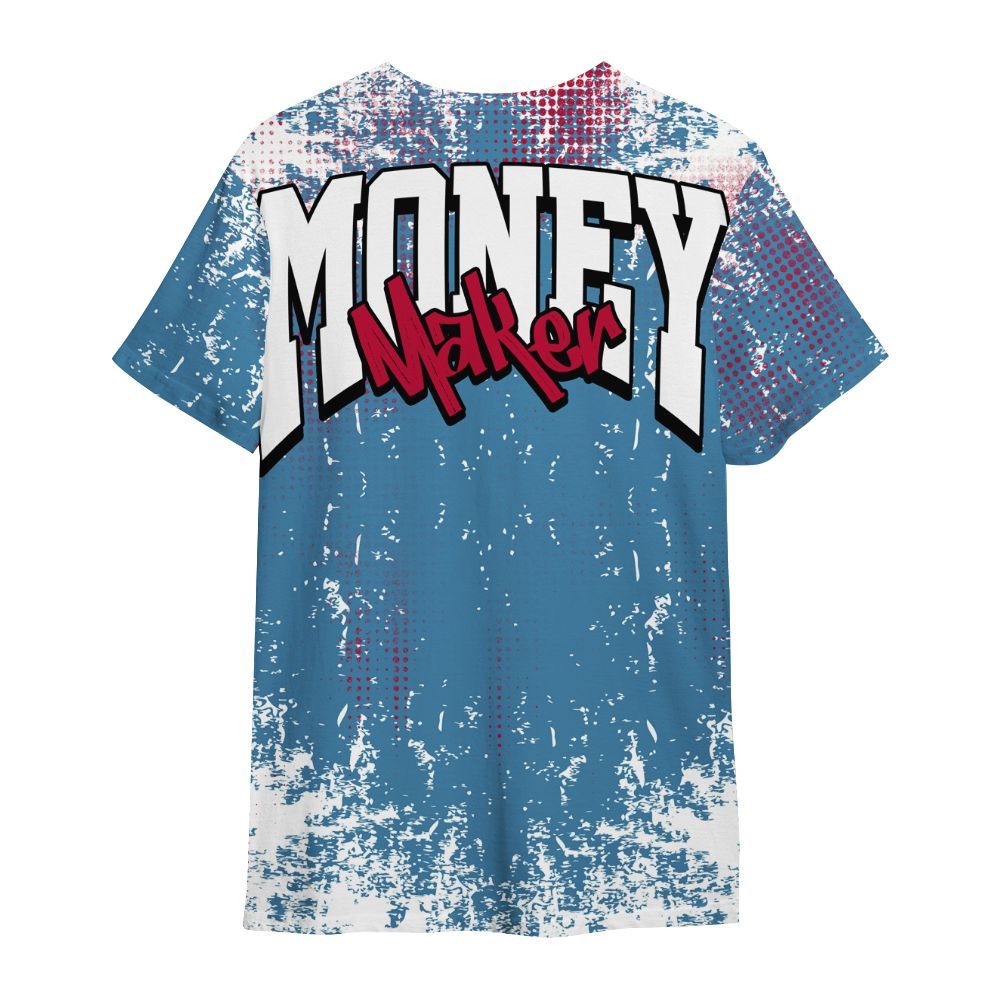 Shirt To Match GS Messy Room 4s - Move In Silence Money Street Retro All Over Print