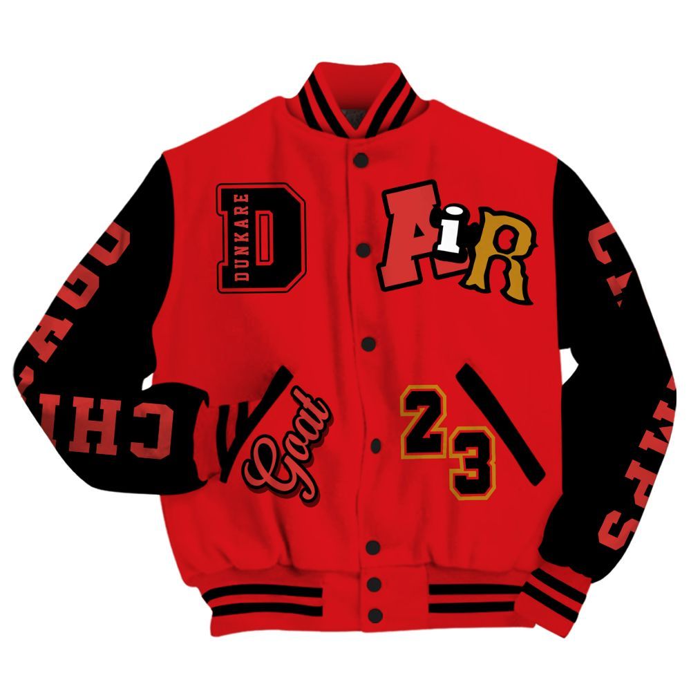 Varsity Jacket To Match Scoot Zeros Retro Portland - AIR Number 23 GOAT All Over Print
