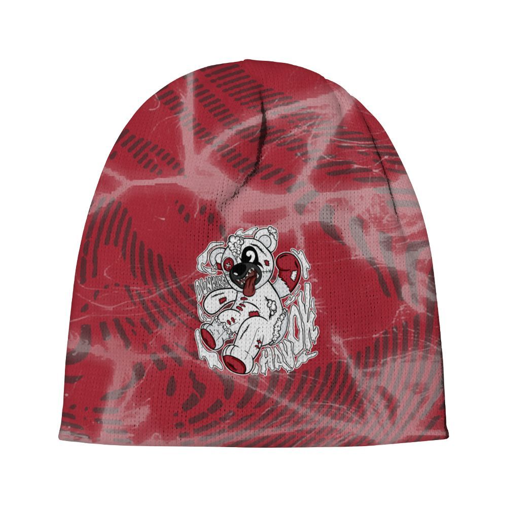 Beanie Hat To Match Black Toe 14s - Havok Bear Graphic