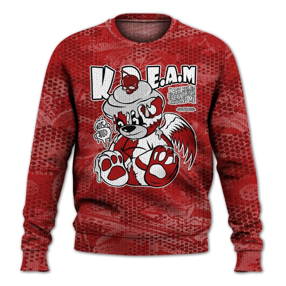 Knitted Sweater To Match Red Taxi 12s - Loot Bear