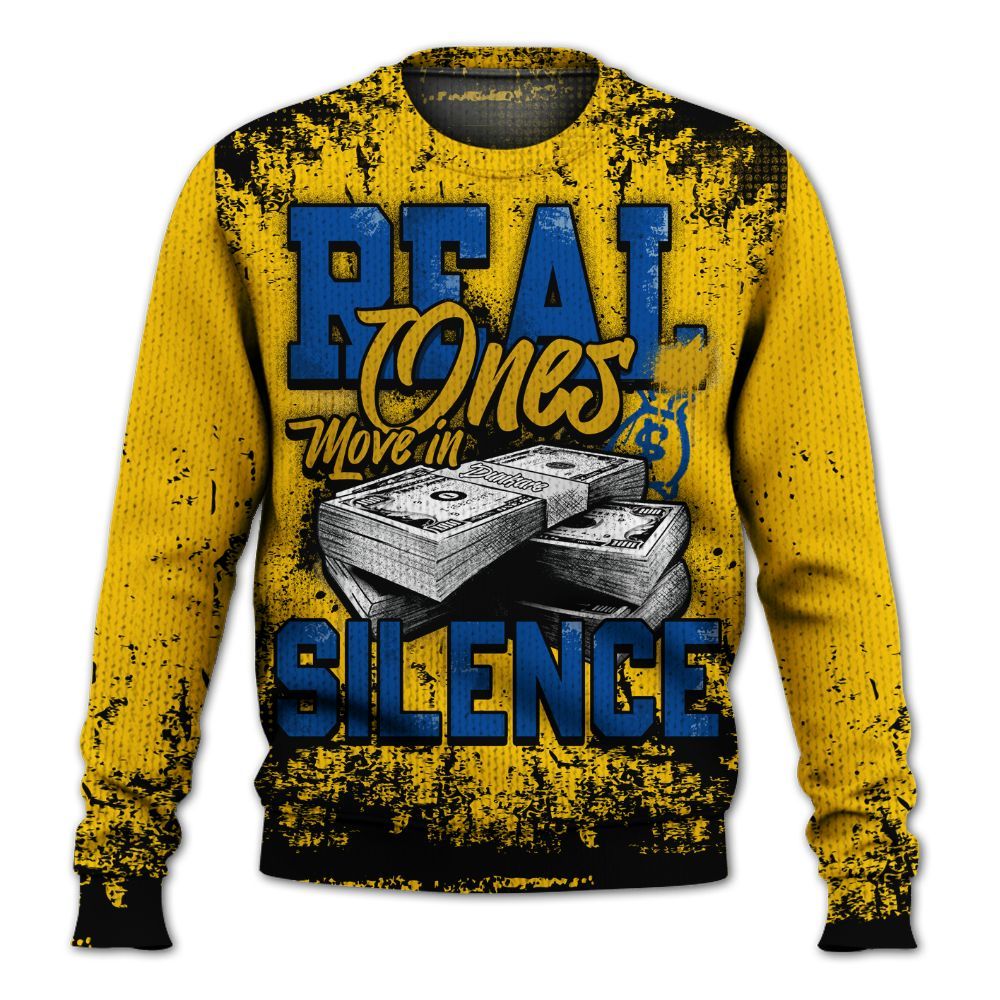 Knitted Sweater To Match High Laney 1s - Move In Silence Money Street Retro