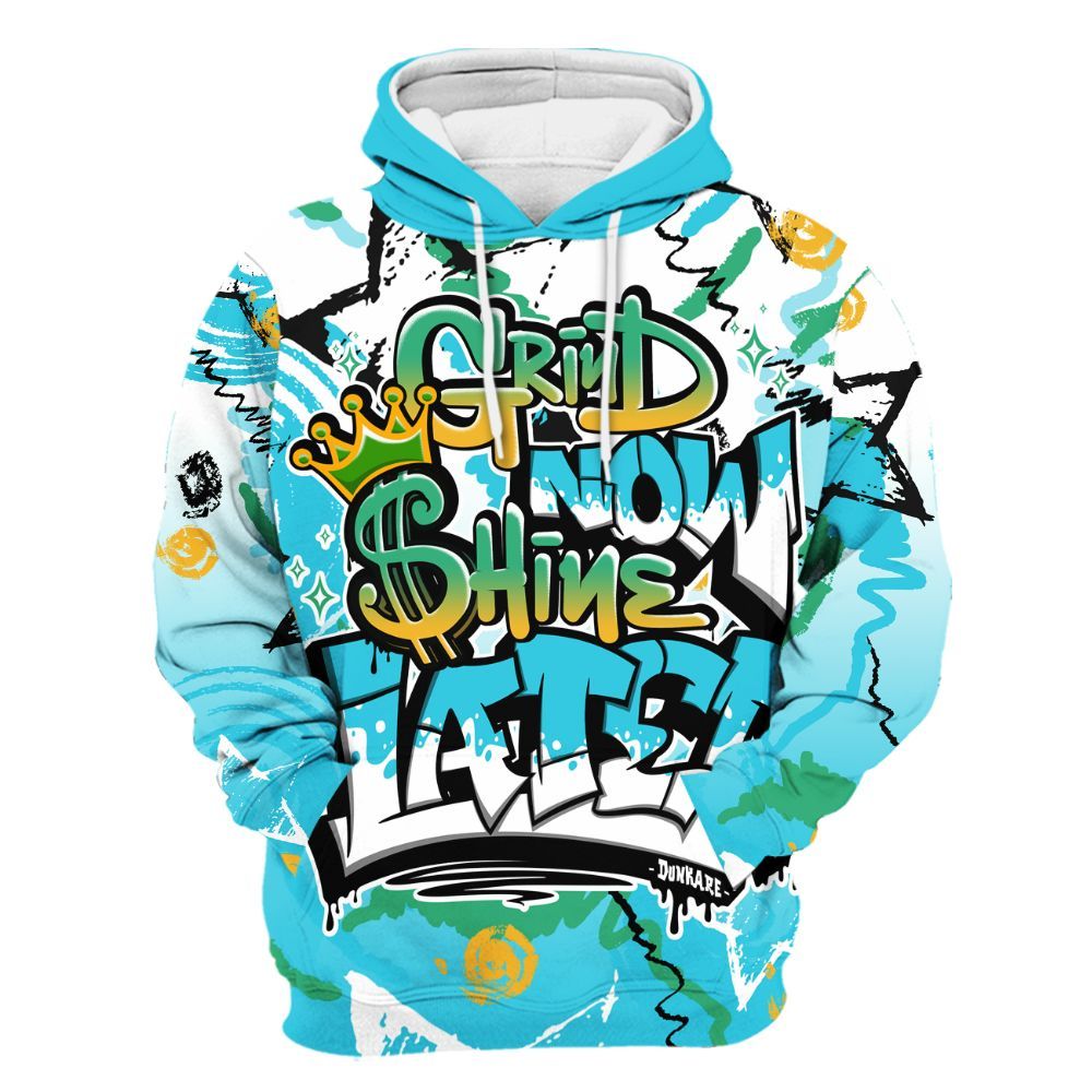 Hoodie To Match Dunk Chunky Dunky - Grind Shine Later Drip All Over Print