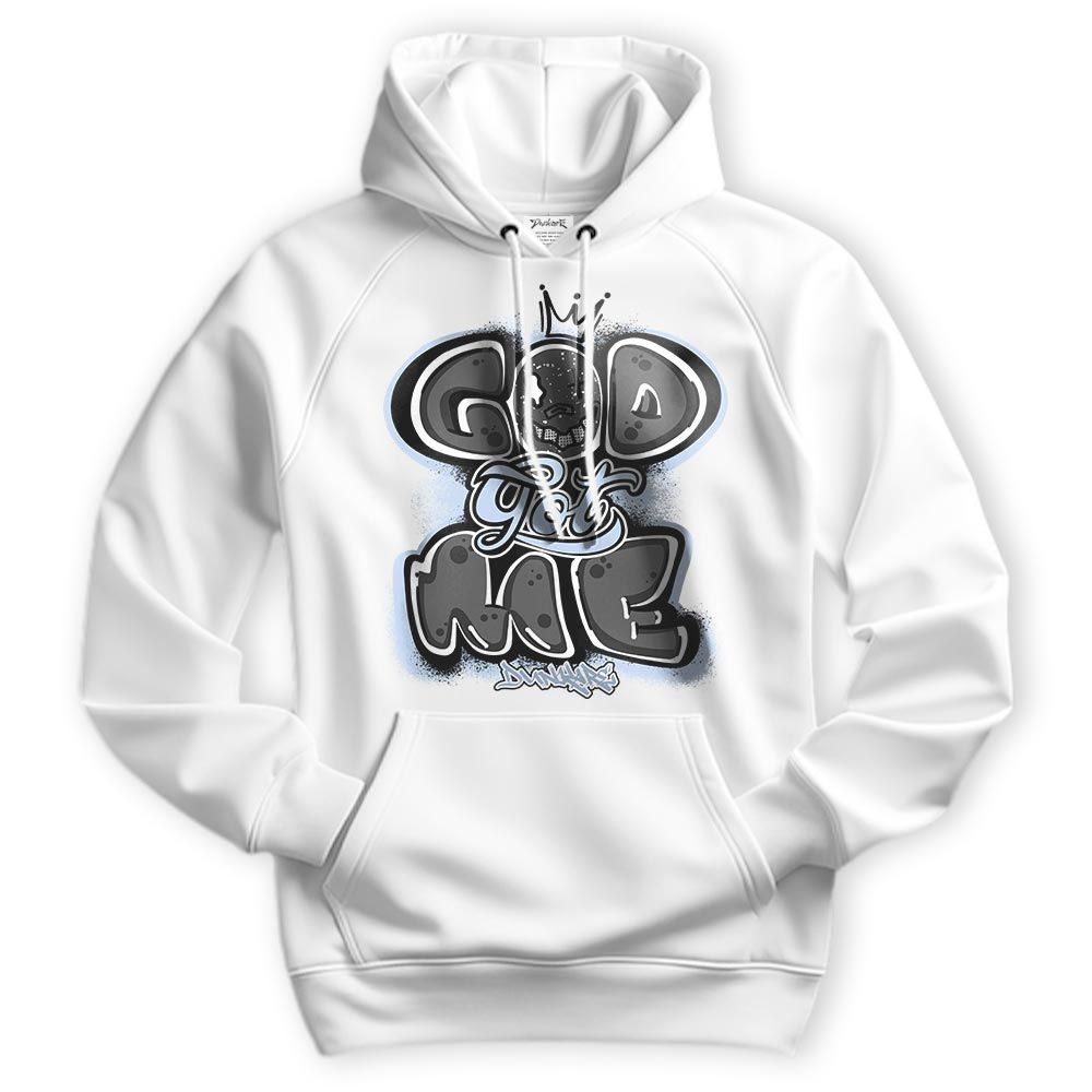 Sweatshirt To Match Reverse Black White 6s Hoodie - God Got Graffiti Hoodie Unisex