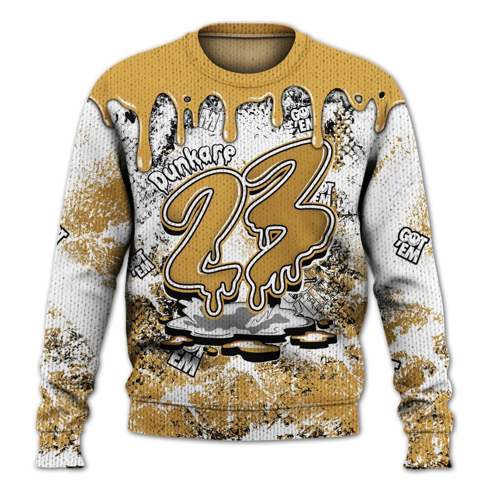 Knitted Sweater To Match Low OG Rookie Of The Year 1s - Dripping 23 Drip