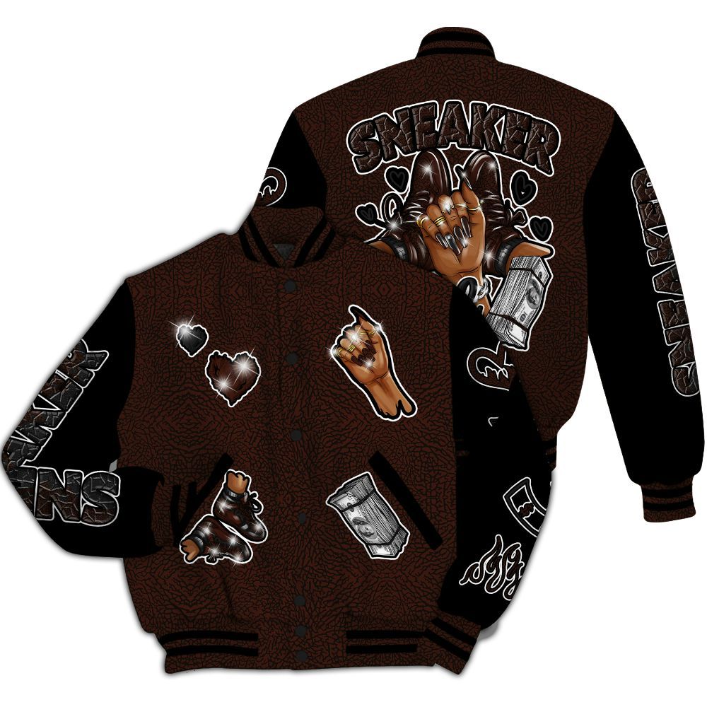 Varsity Jacket To Match Air Force 1 Low Halloween Skull 2024 - Sneakerz Girlz All Over Print