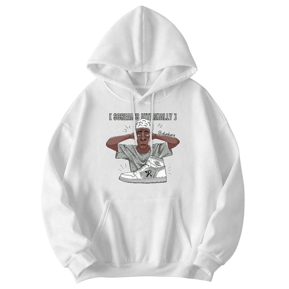 Sweatshirt To Match Retro White Oreo 4s - Scream Internally Graphic