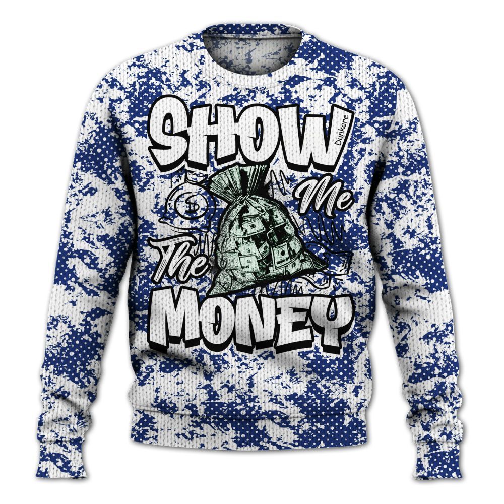 Knitted Sweater To Match Dunk Low Tennis Classic - Show Me The Money Retro