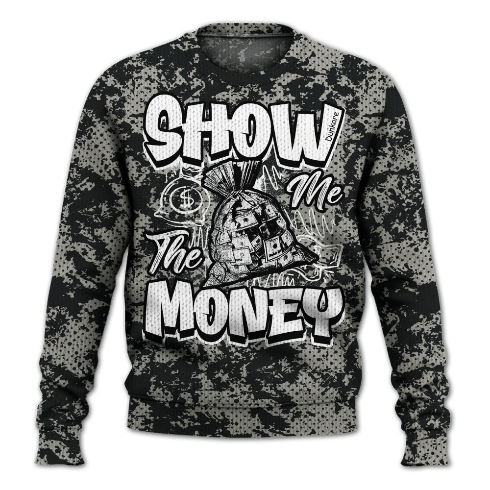 Knitted Sweater To Match High Satin Shadow 1s - Show Me The Money Retro