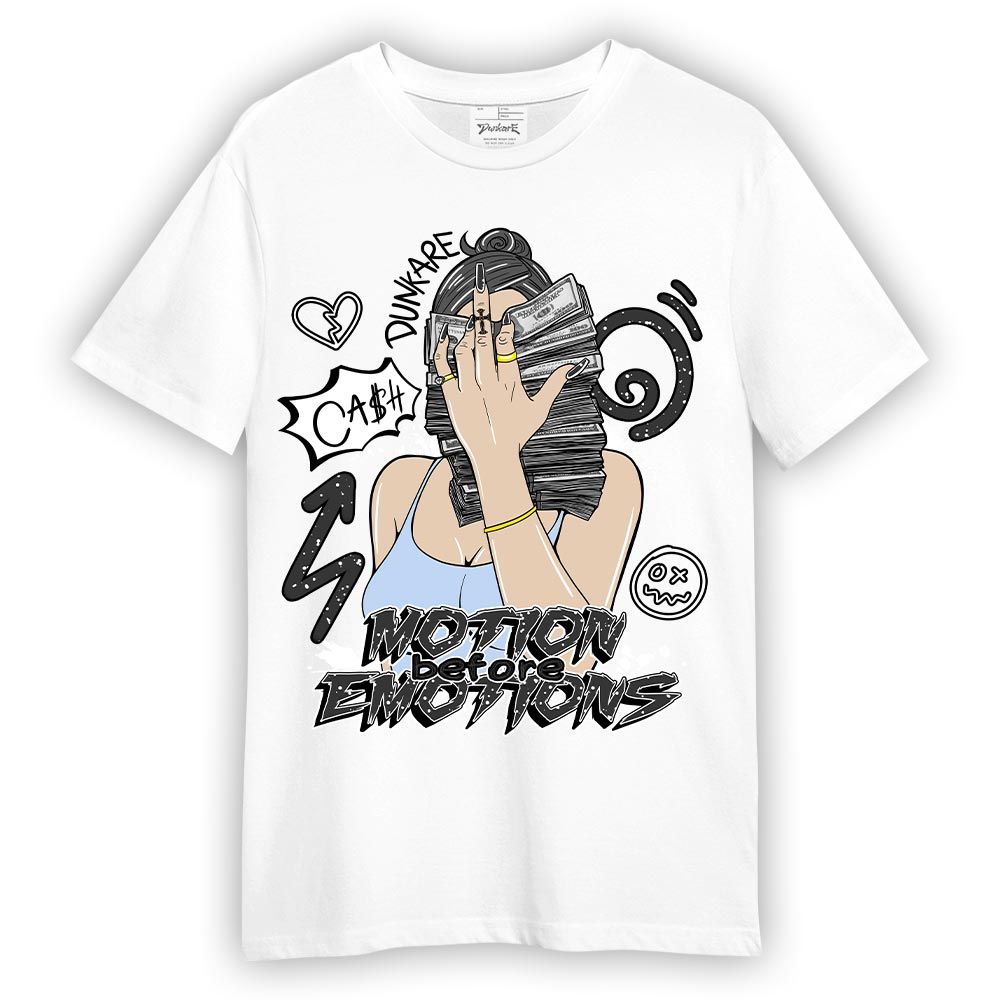 Shirt To Match Reverse Black White 6s - Motions Before Emotion Unique 2 Shirt Unisex