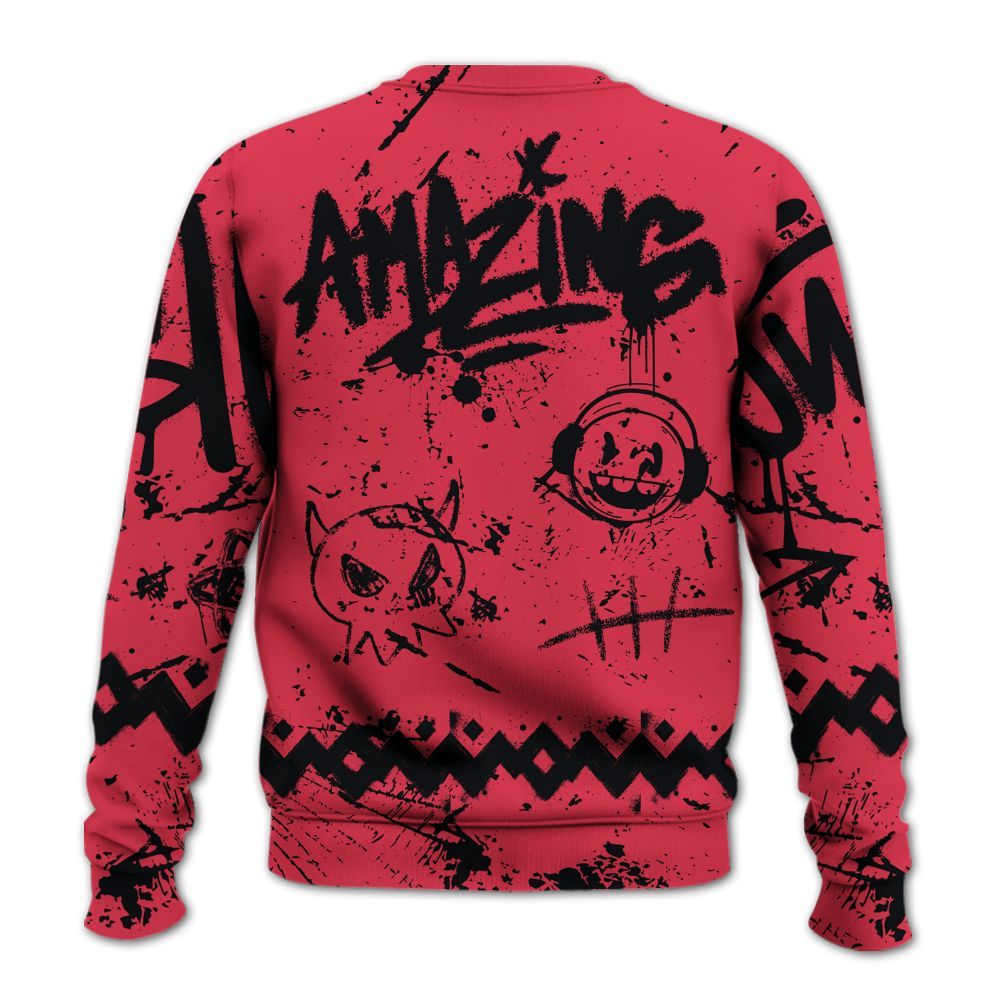 Sweatshirt To Match Air Max Portal Bright Ceramic - Friday Sneaker Crayon All Over Print