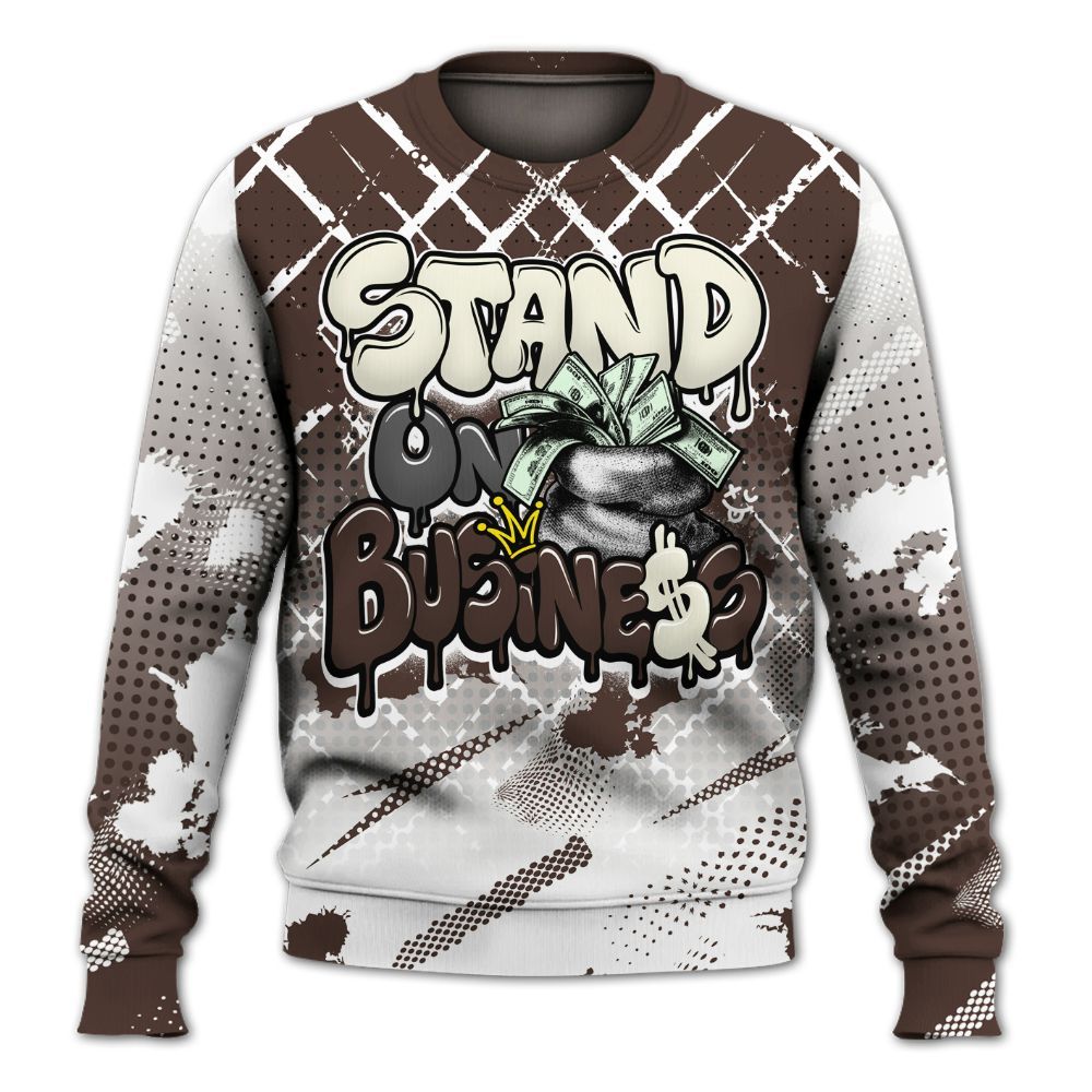 Sweatshirt To Match SoleFly Cafecito 12s - Halftone Stand Business Dripping All Over Print