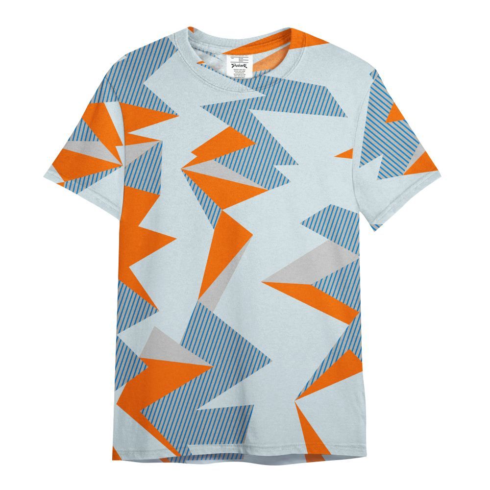 Shirt To Match Retro High OG Alaska 1s - Geometric Camouflage Pattern All Over Print